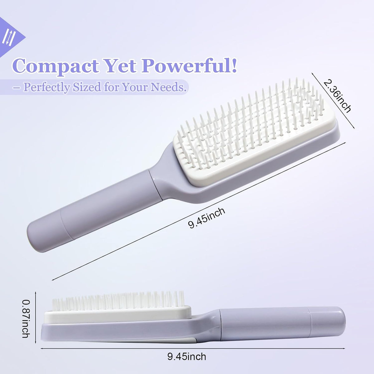 Self-Cleaning Detangling Hair Brush