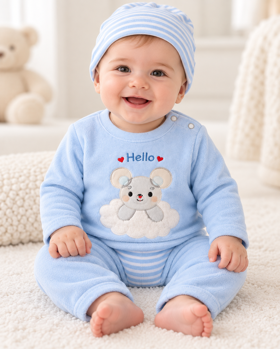 Baby 5-Piece Winter Pajama Set