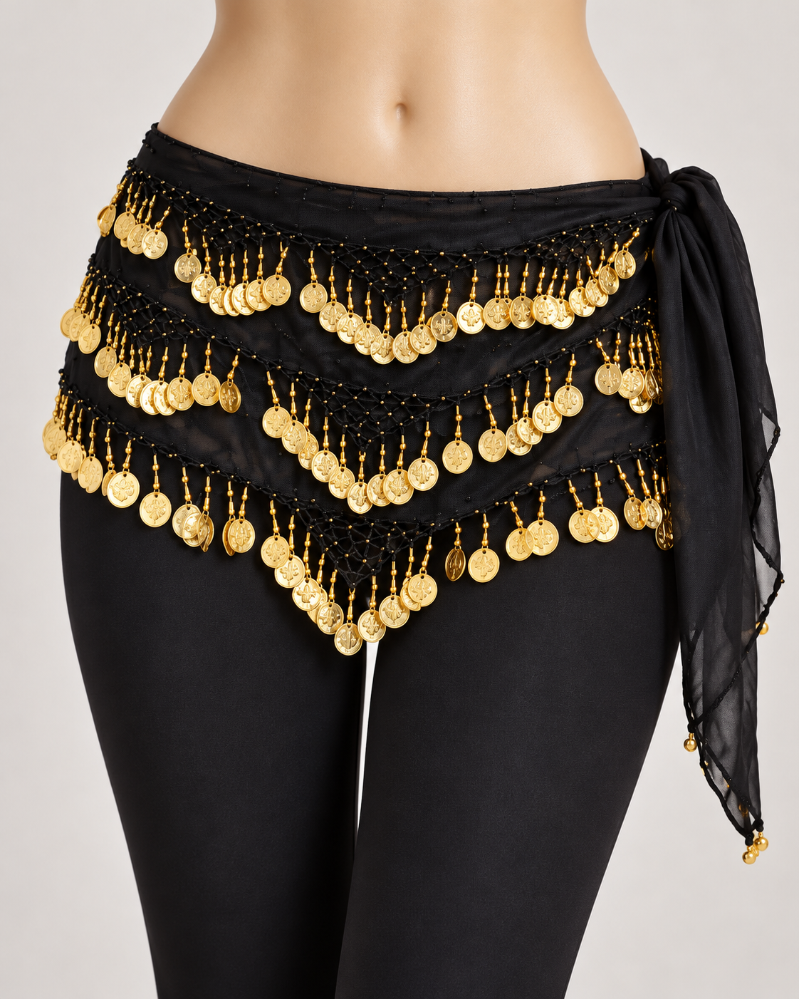 Coin Belly Dance Hip Scarf