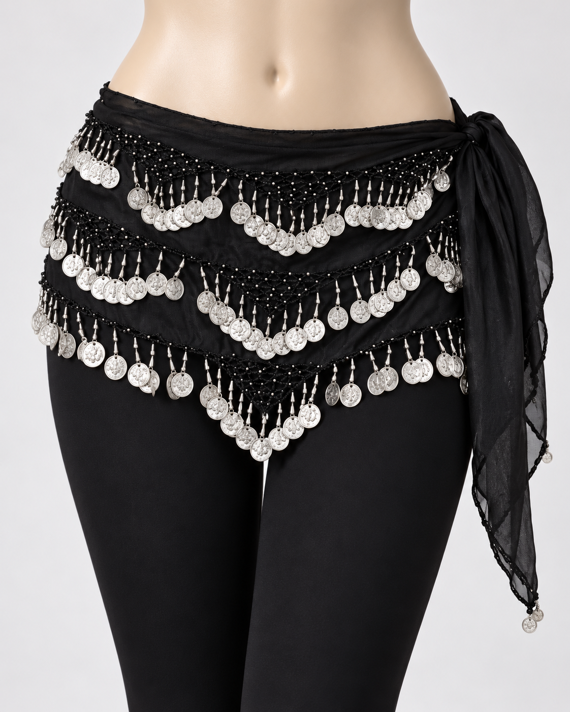 Coin Belly Dance Hip Scarf