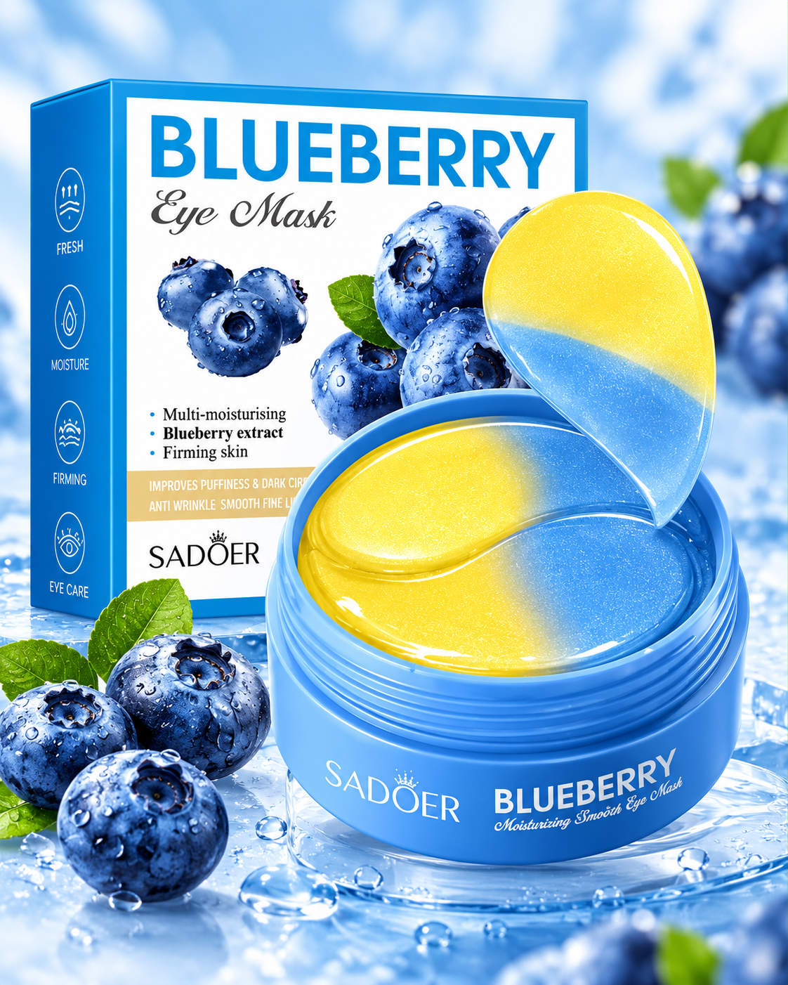 SADOER Hydrogel Eye Mask Patches