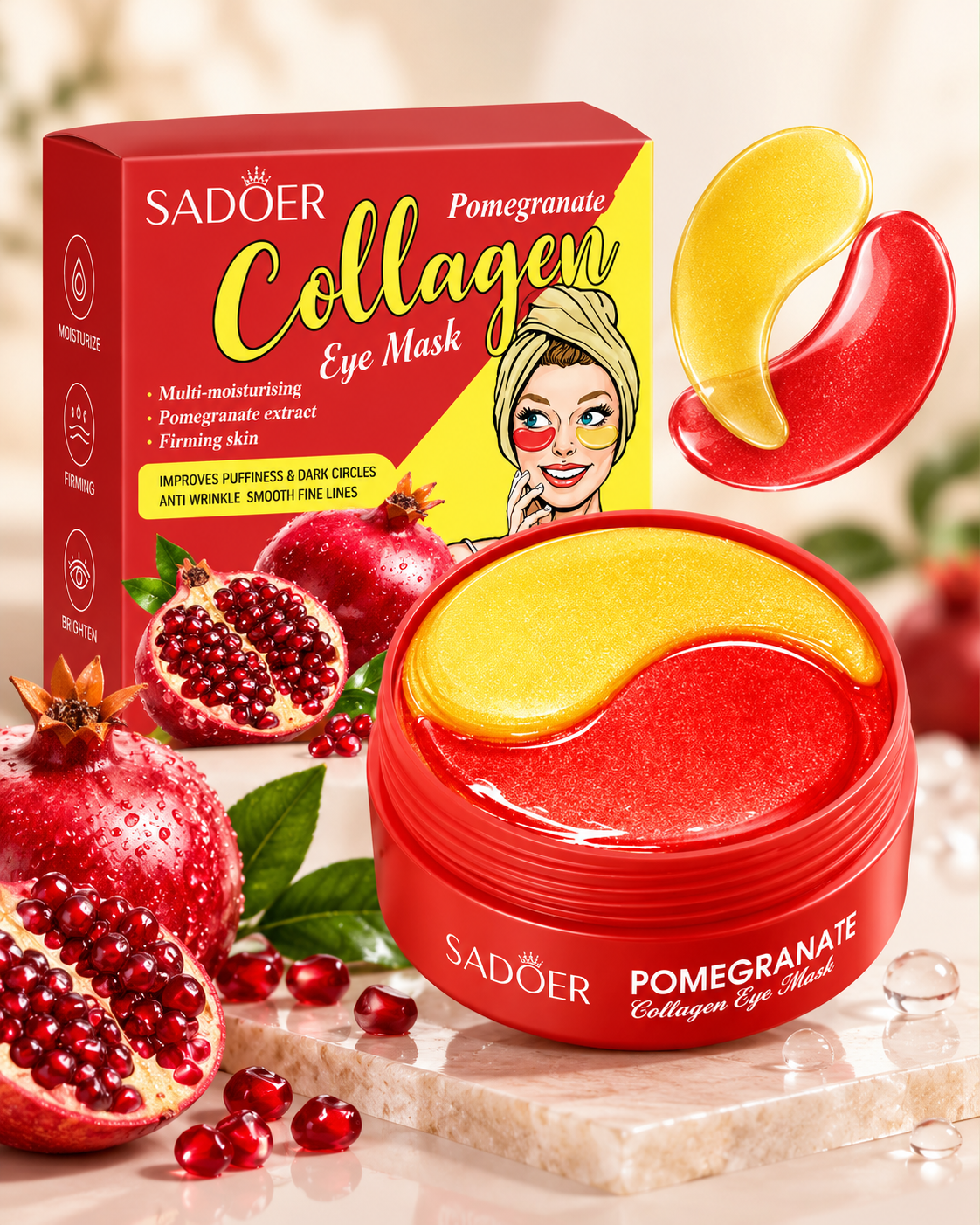 SADOER Hydrogel Eye Mask Patches