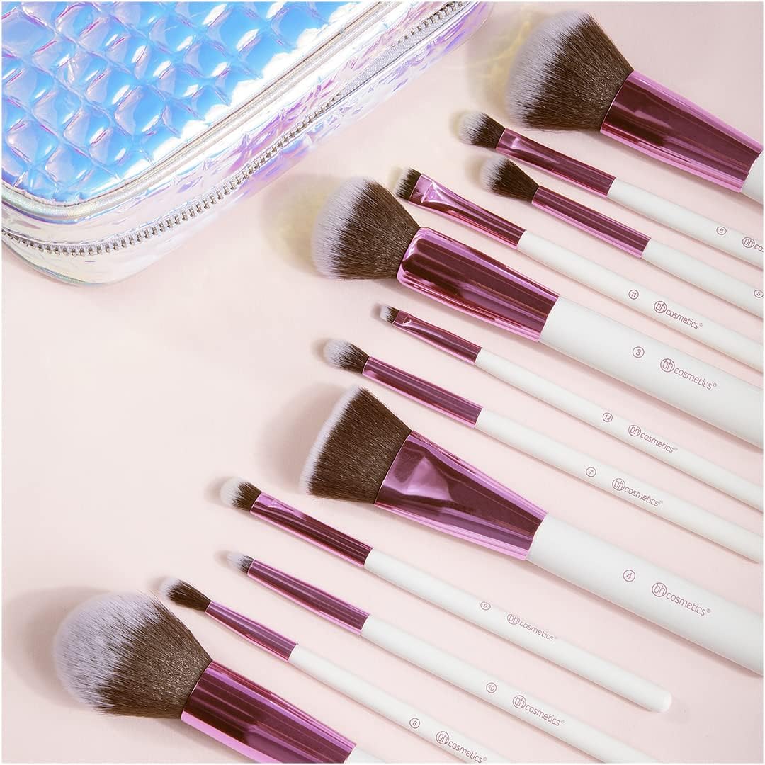 BH Cosmetics Crystal Quartz Brush Set – Radiance in Every Stroke