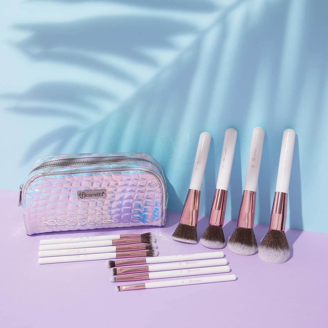 BH Cosmetics Crystal Quartz Brush Set – Radiance in Every Stroke