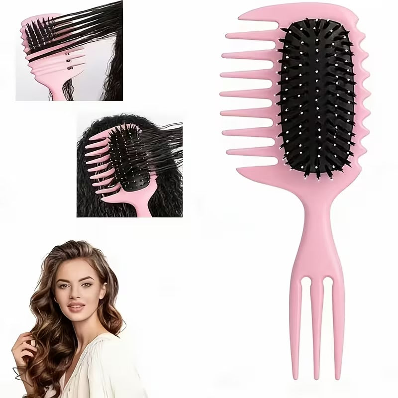 3-in-1 Curl Defining &amp; Detangling Hair Brush