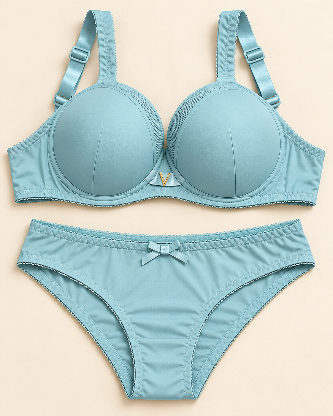 Heavy Padded Bra & Brief Set
