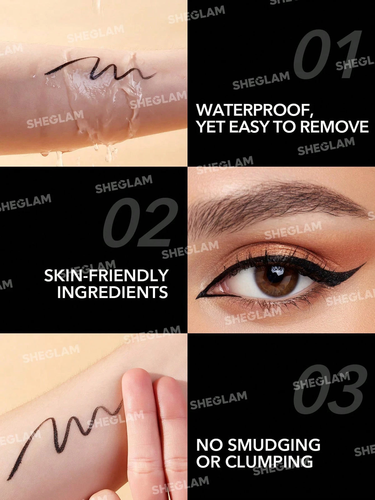 SheGlam Long-Lasting Liquid Eyeliner