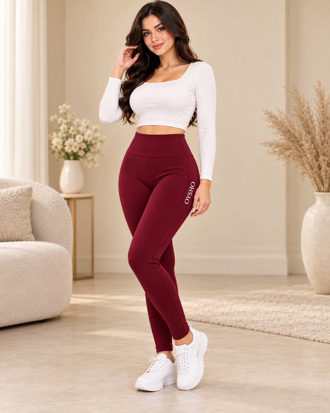 Women’s Fleece-Lined OYSHO Leggings