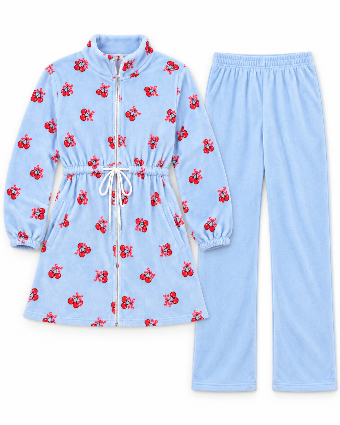 Women’s Cherry Print Cozy Pajama Set