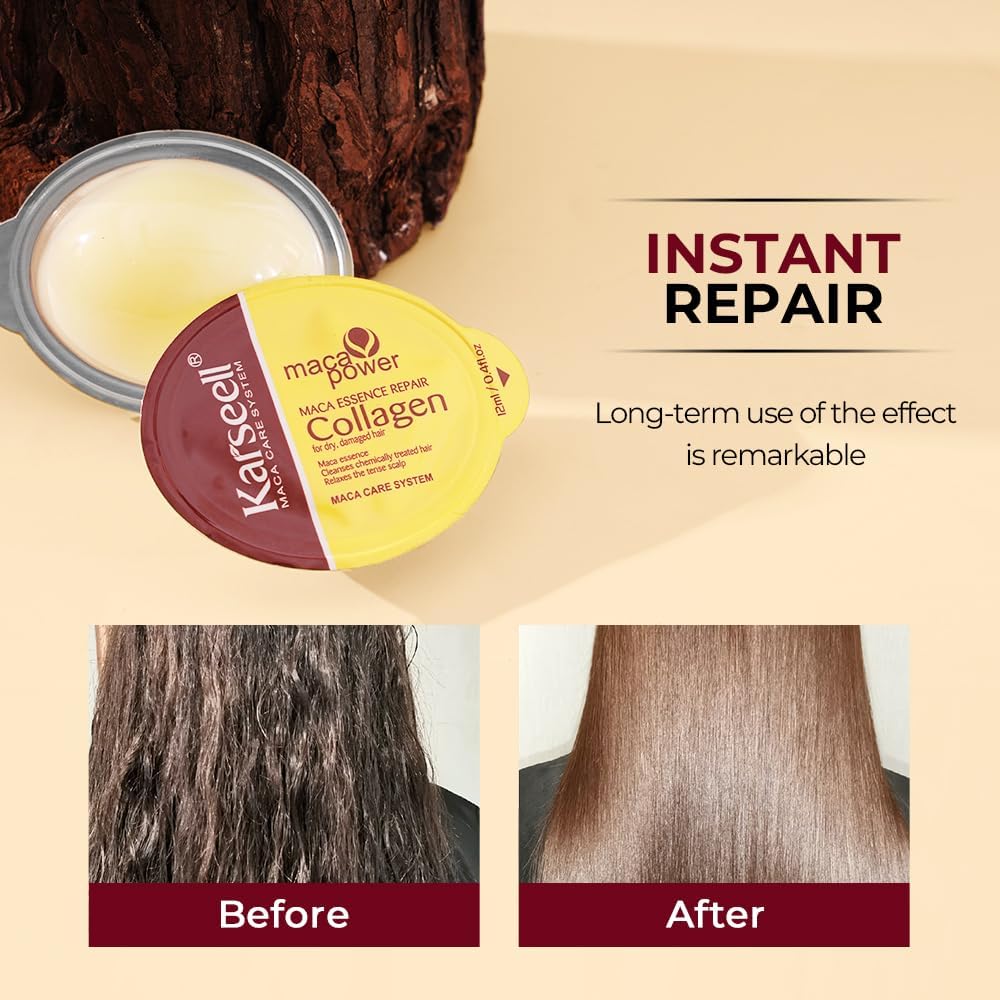 Karseell Maca Power Collagen Hair Treatment – 8 Pack