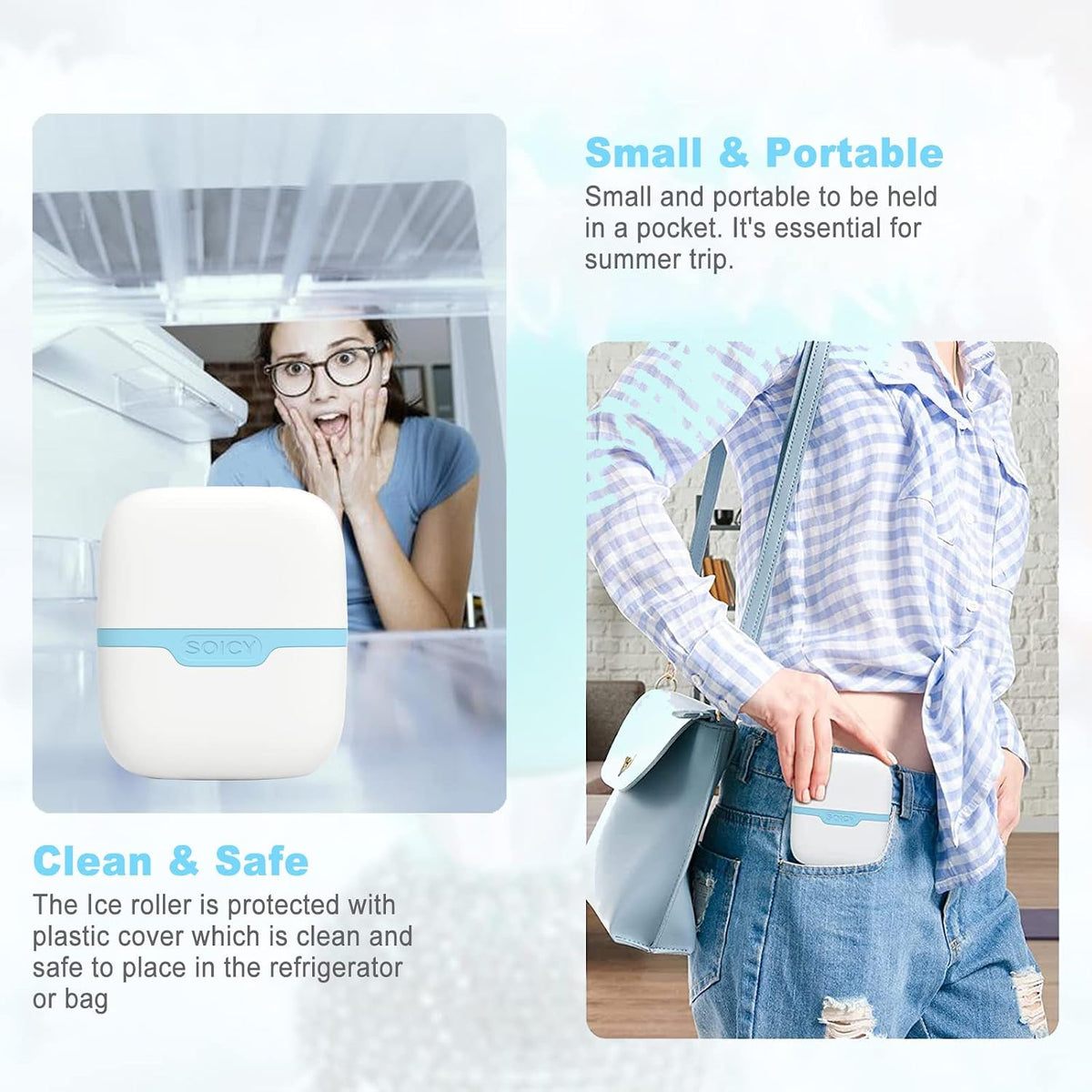 2-in-1 Ice Roller Face & Body Massager