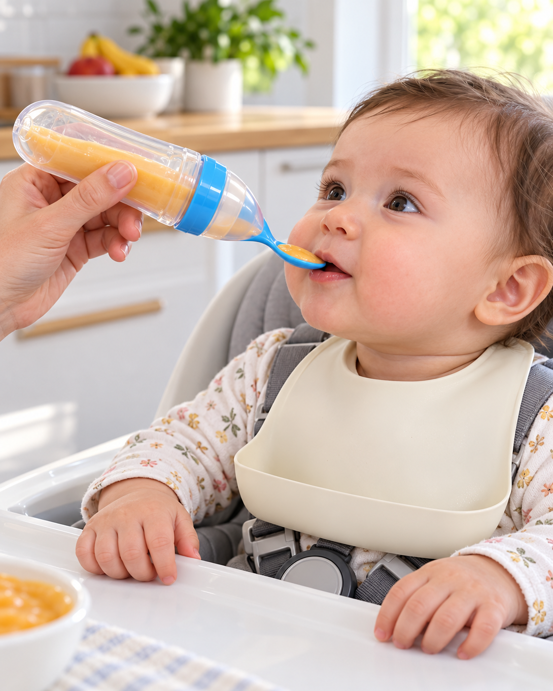 Baby Food Squeeze Feeder Spoon