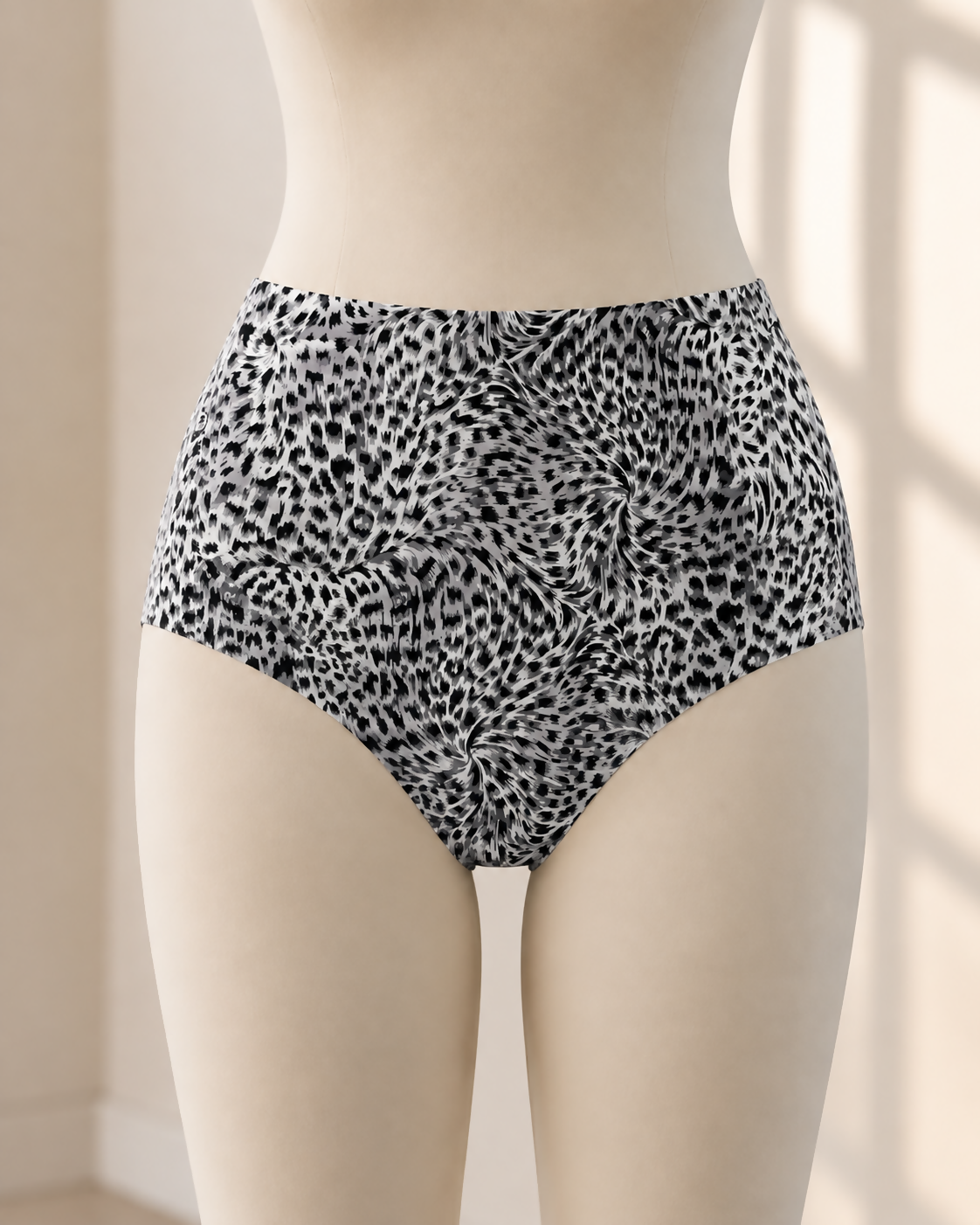 Women’s High-Waist Tiger-Print Brief