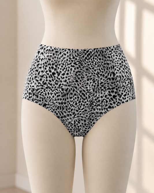 Women’s High-Waist Tiger-Print Brief