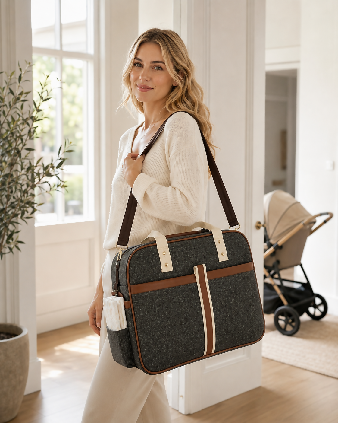 Large Baby Essentials Shoulder Bag