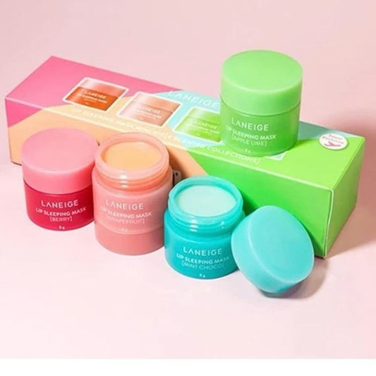 LANEIGE Lip Sleeping Mask Mini Kit – 4 Scents (Travel Exclusive)