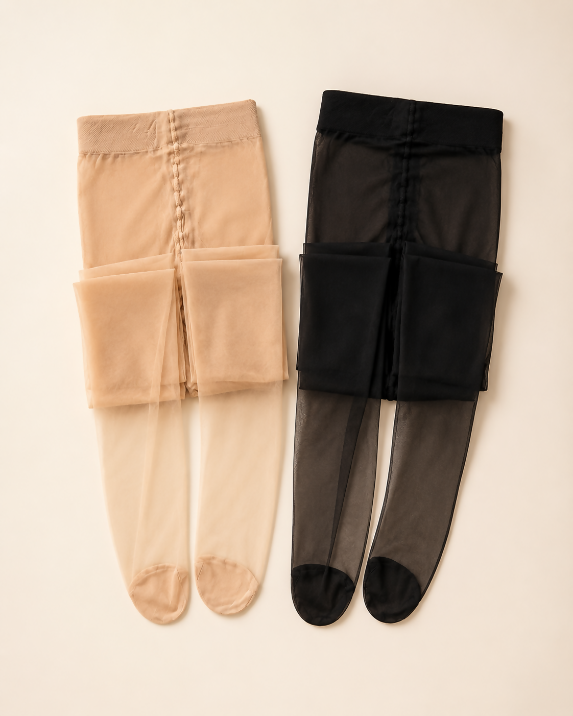Women’s Sheer Chiffon Tights – One Size