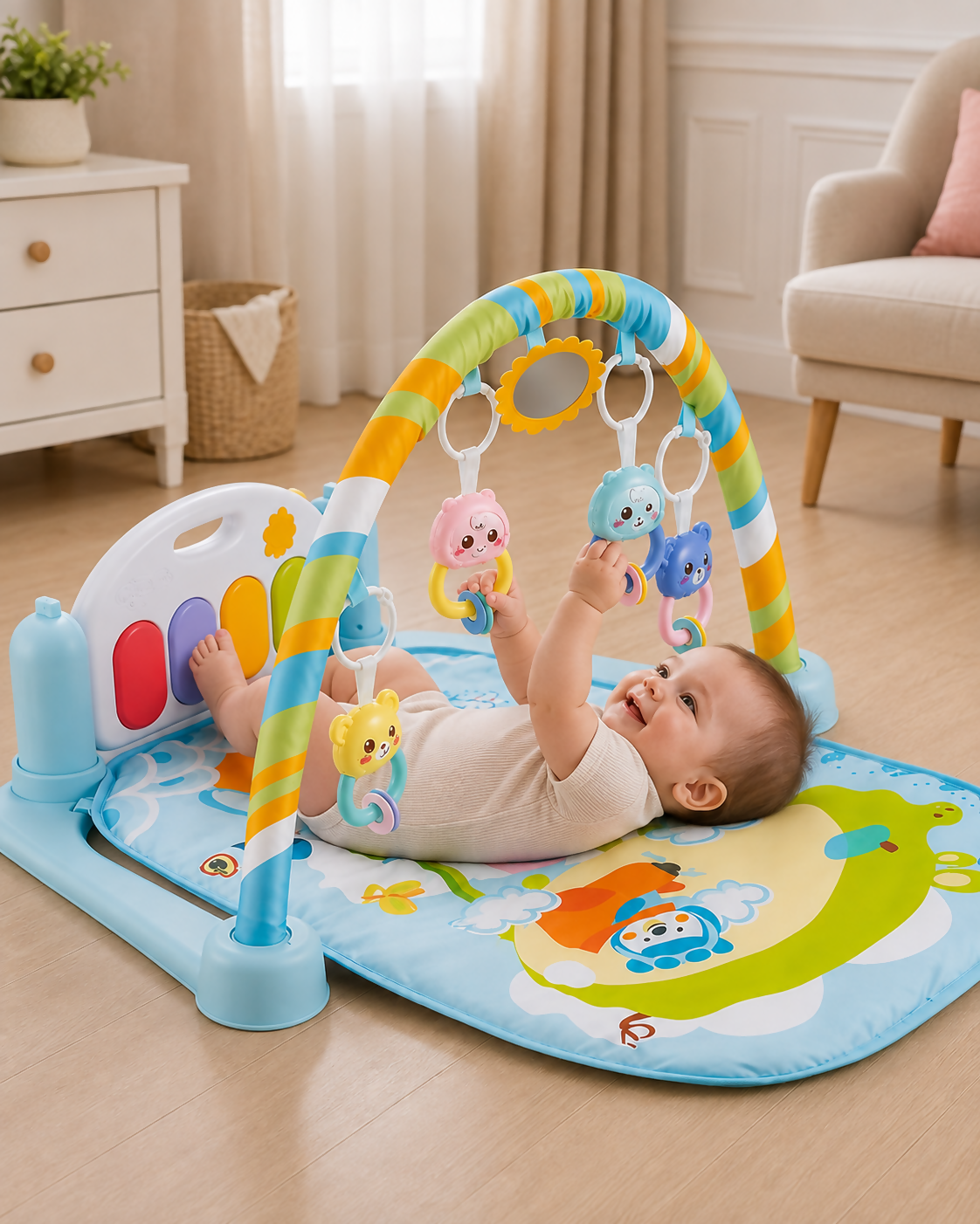 Musical Piano Baby Play Gym