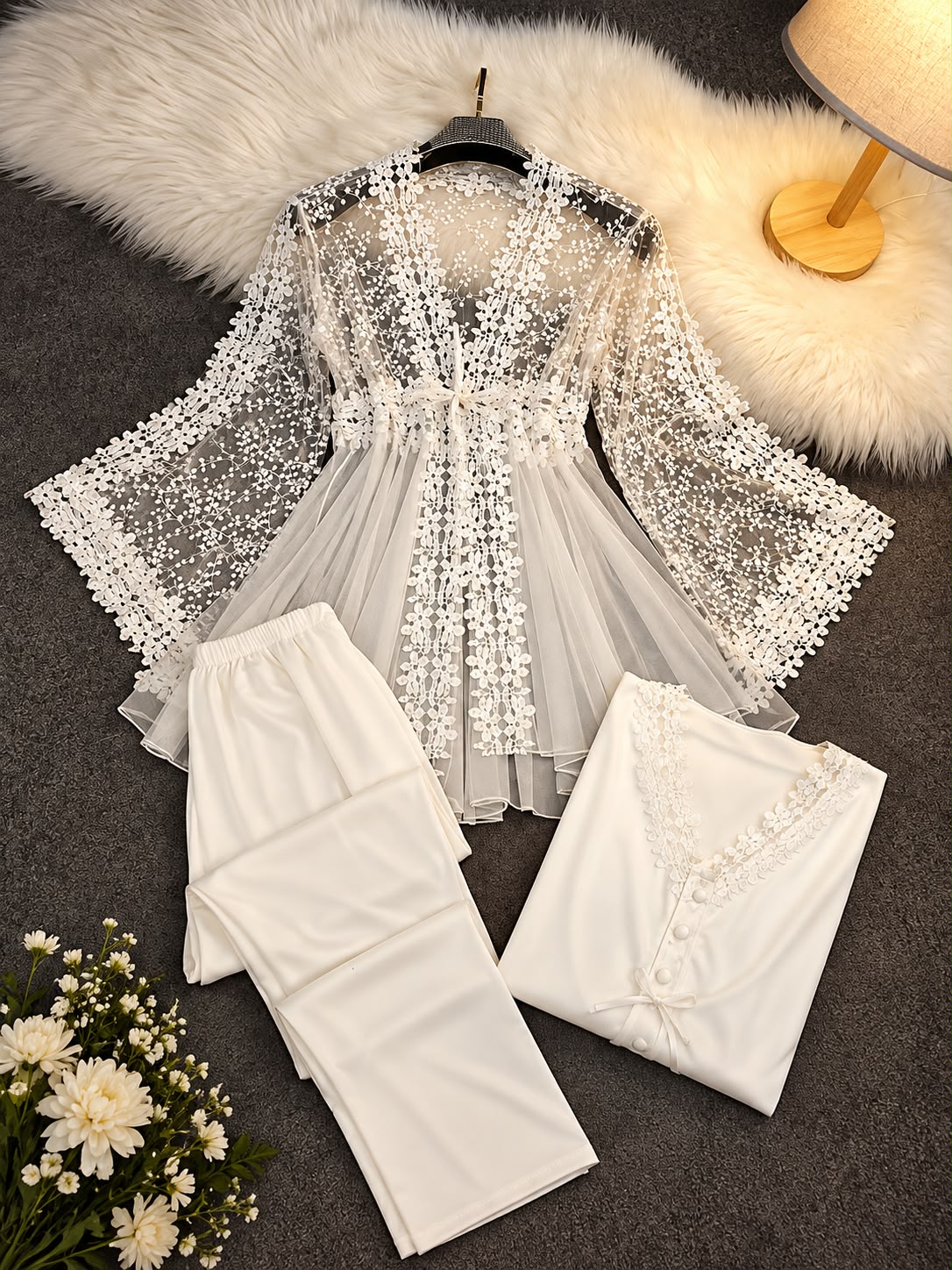 Cotton 3-Piece Pajama Set - supplier photo 6