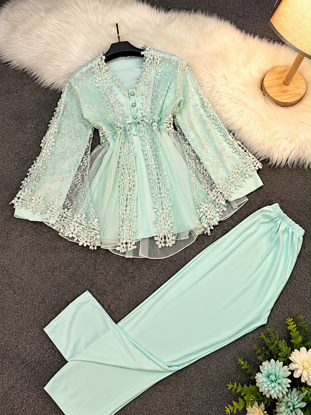 Cotton 3-Piece Pajama Set - supplier photo 5