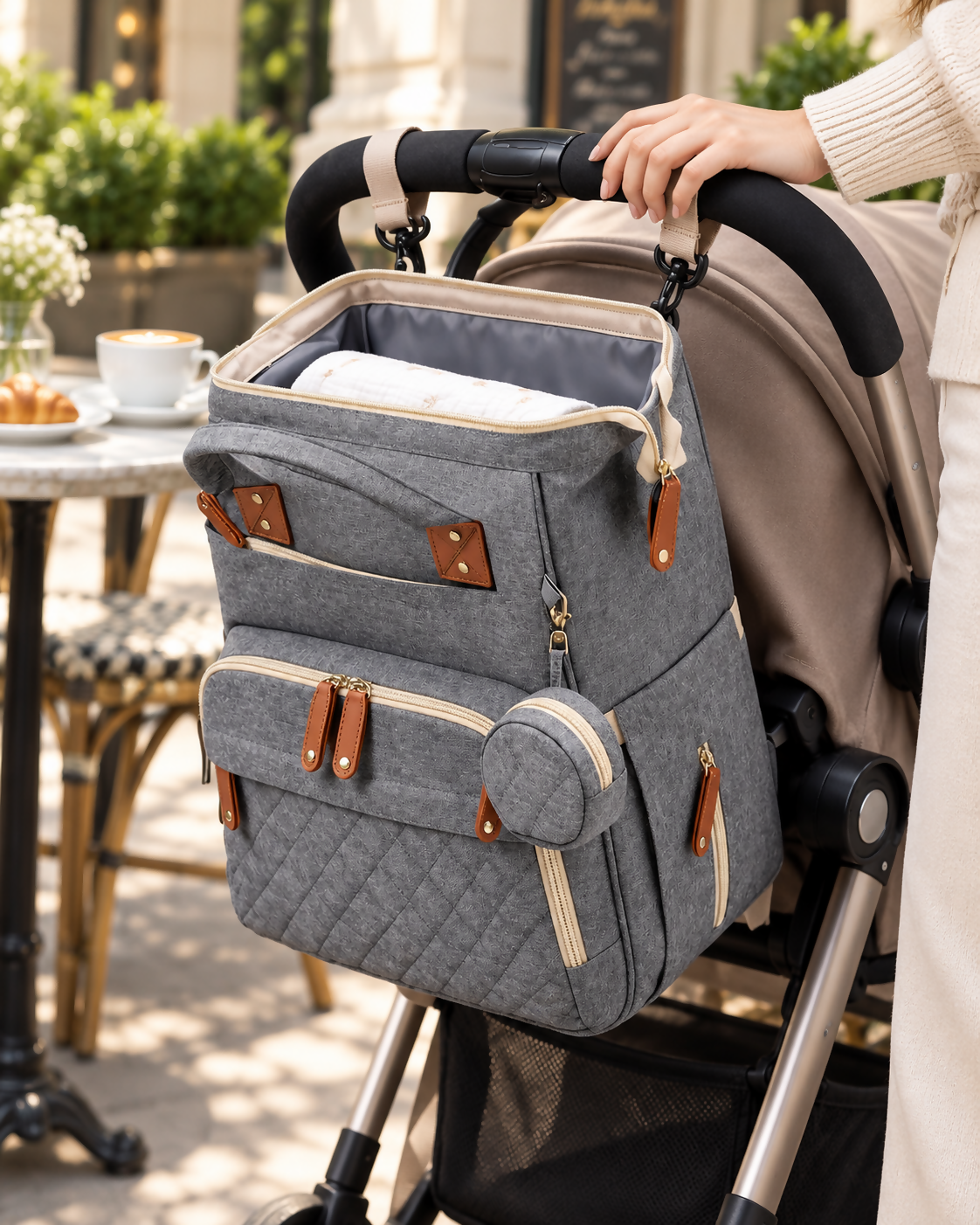 Large-Capacity Baby Diaper Backpack