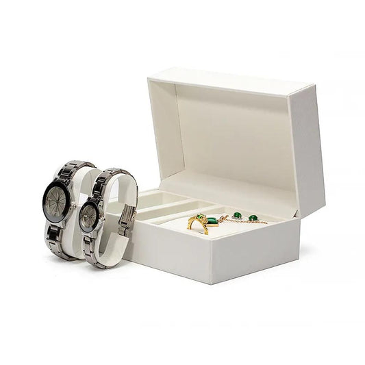 Luxury Multi-Section Watch & Jewelry Gift Box