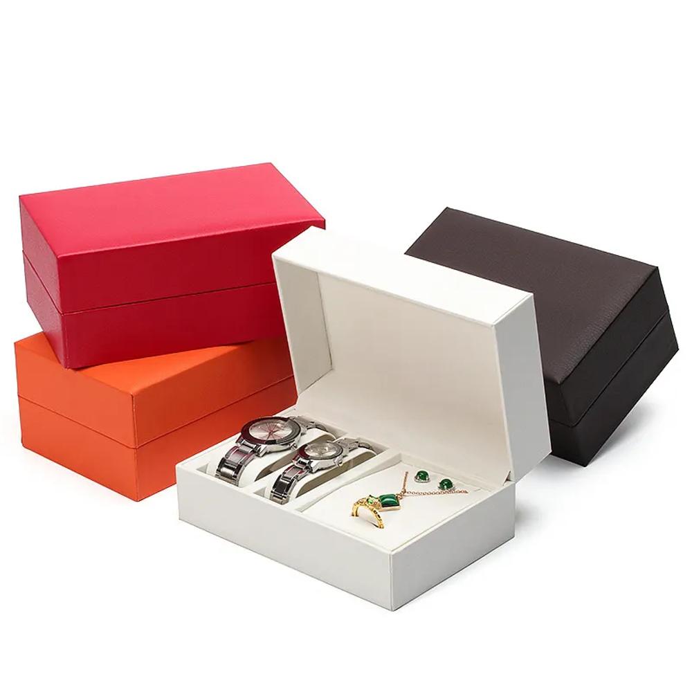 Luxury Multi-Section Watch & Jewelry Gift Box