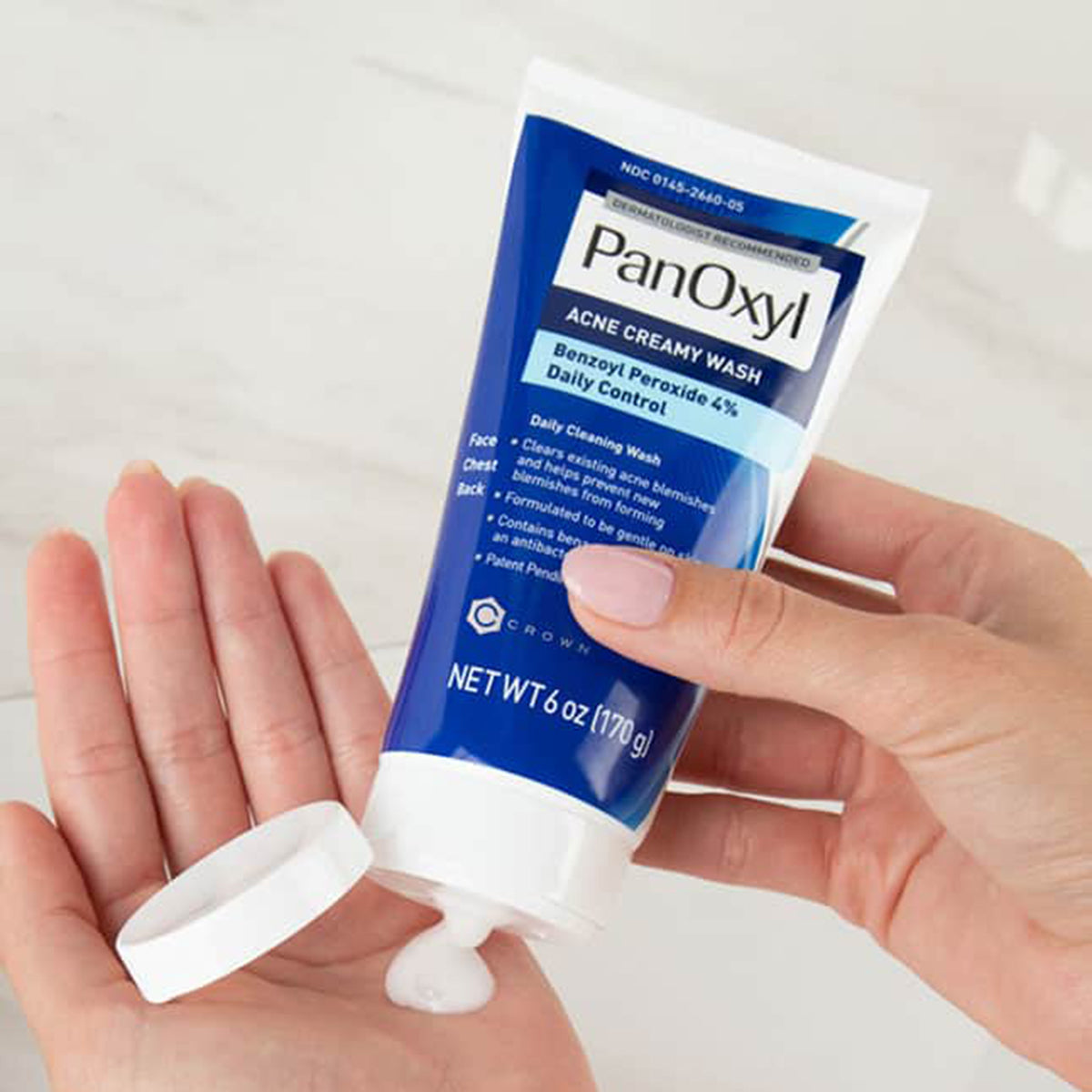 PanOxyl Acne Creamy Wash – 4% Benzoyl Peroxide (Daily Control) (170 g)