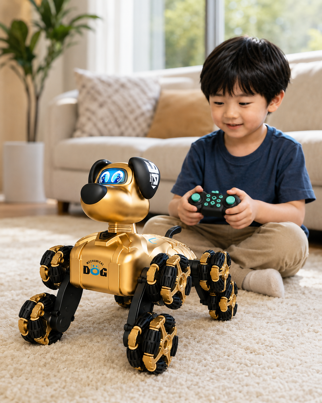 8-Wheel Remote-Control Smart Robot Dog