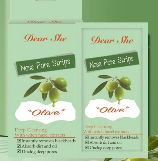 Dear She Olive Nose Pore Strips – 10 Strips