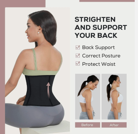Waist Trainer Corset – Adjustable Shaping Belt