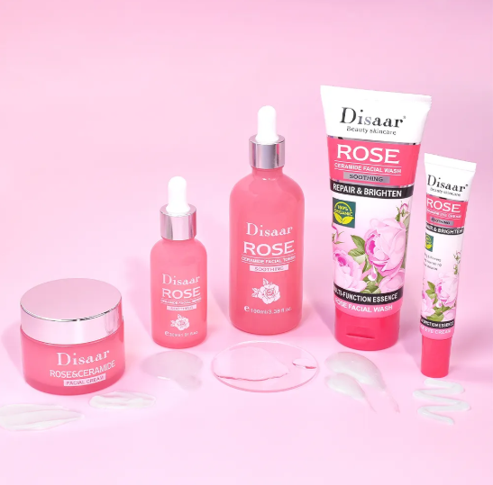 Disaar Rose Skincare Set 🌹 (5-Piece Kit)