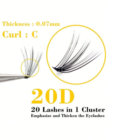 Nesura Individual Cluster Eyelashes