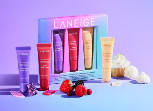 La Neige Lip Glowy Balm – 3-Piece Set
