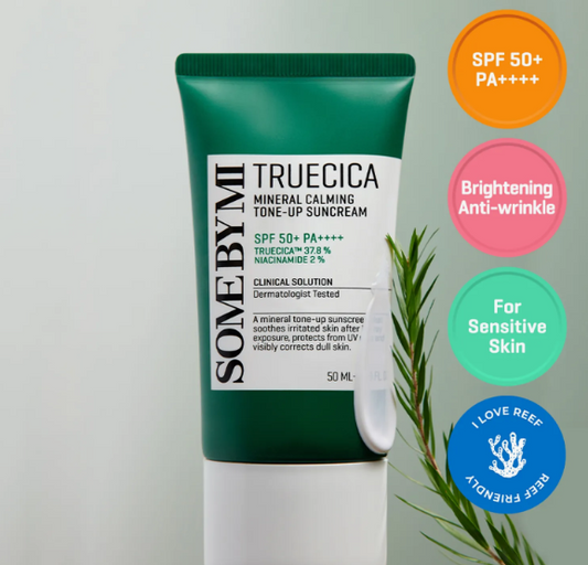 SOME BY MI Truecica Mineral Calming Tone-Up Suncream SPF50+ PA++++