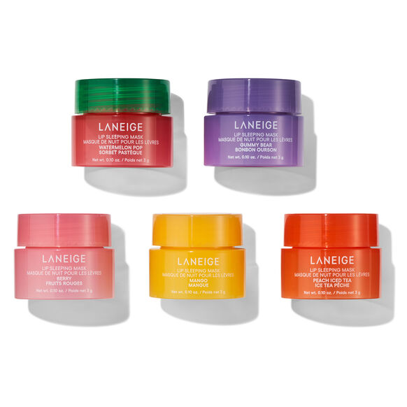 La Neige Midnight Minis – 5-Piece Lip Sleeping Mask Set.