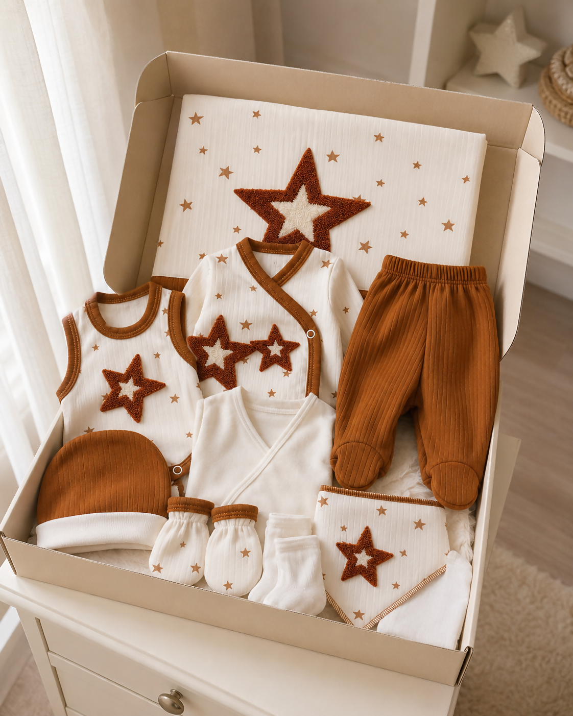 10-Piece Star Newborn Hospital Set