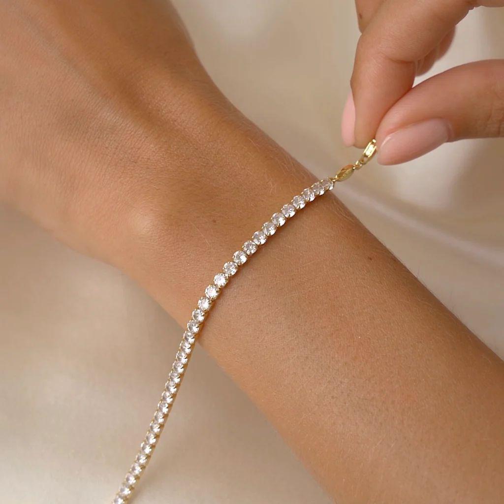 Elegant Zircon Tennis Bracelet