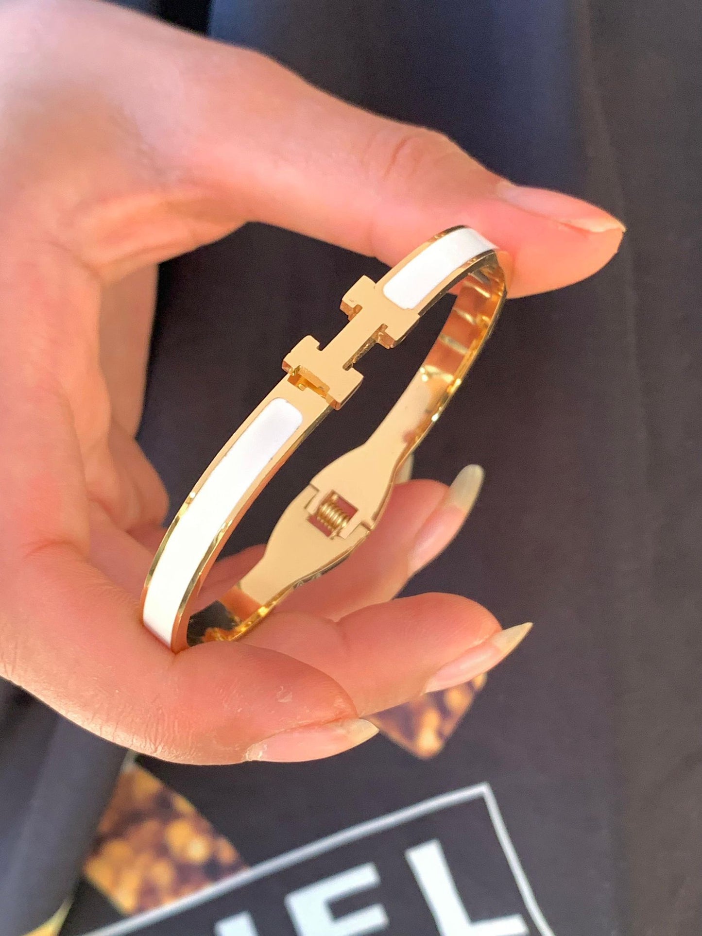 The Signature Enamel Stack Cuff Collection