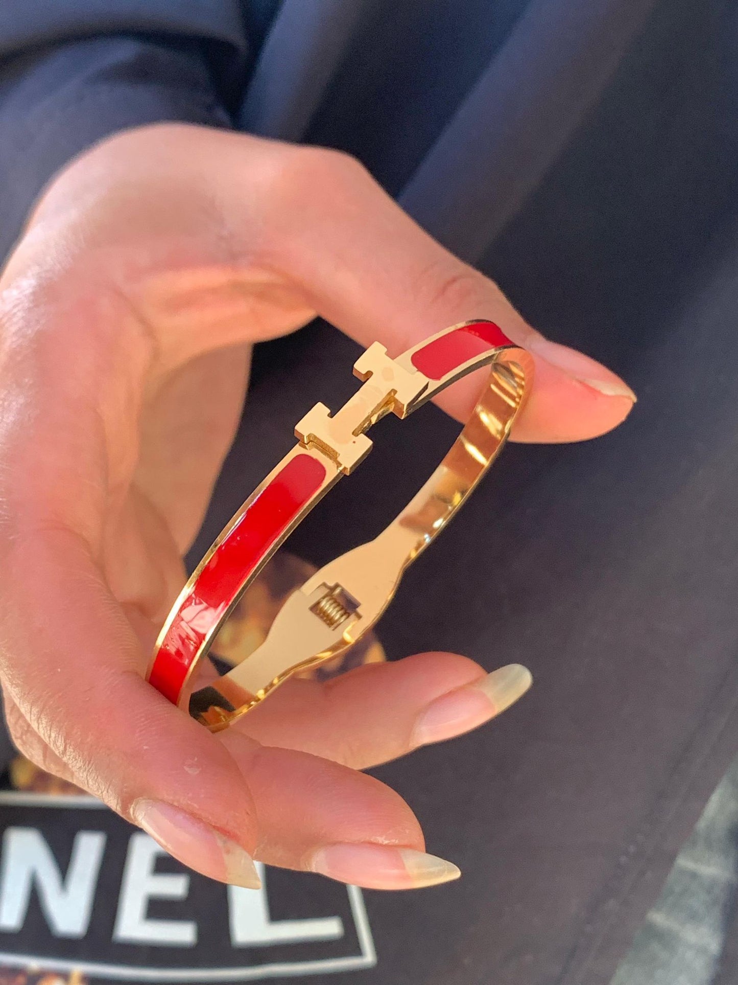 The Signature Enamel Stack Cuff Collection