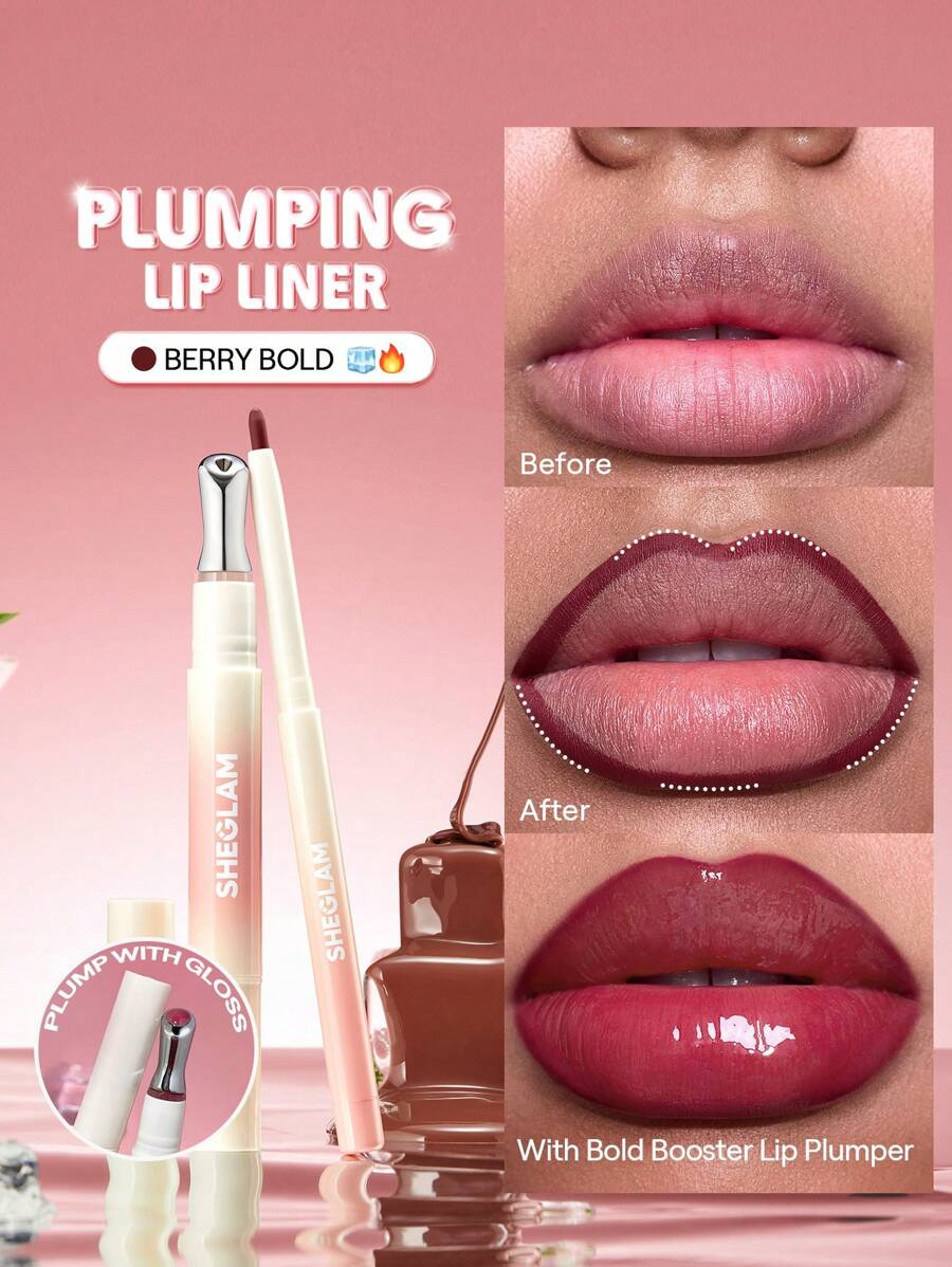 SHEGLAM Plumping Lip Liner with Gloss Effect