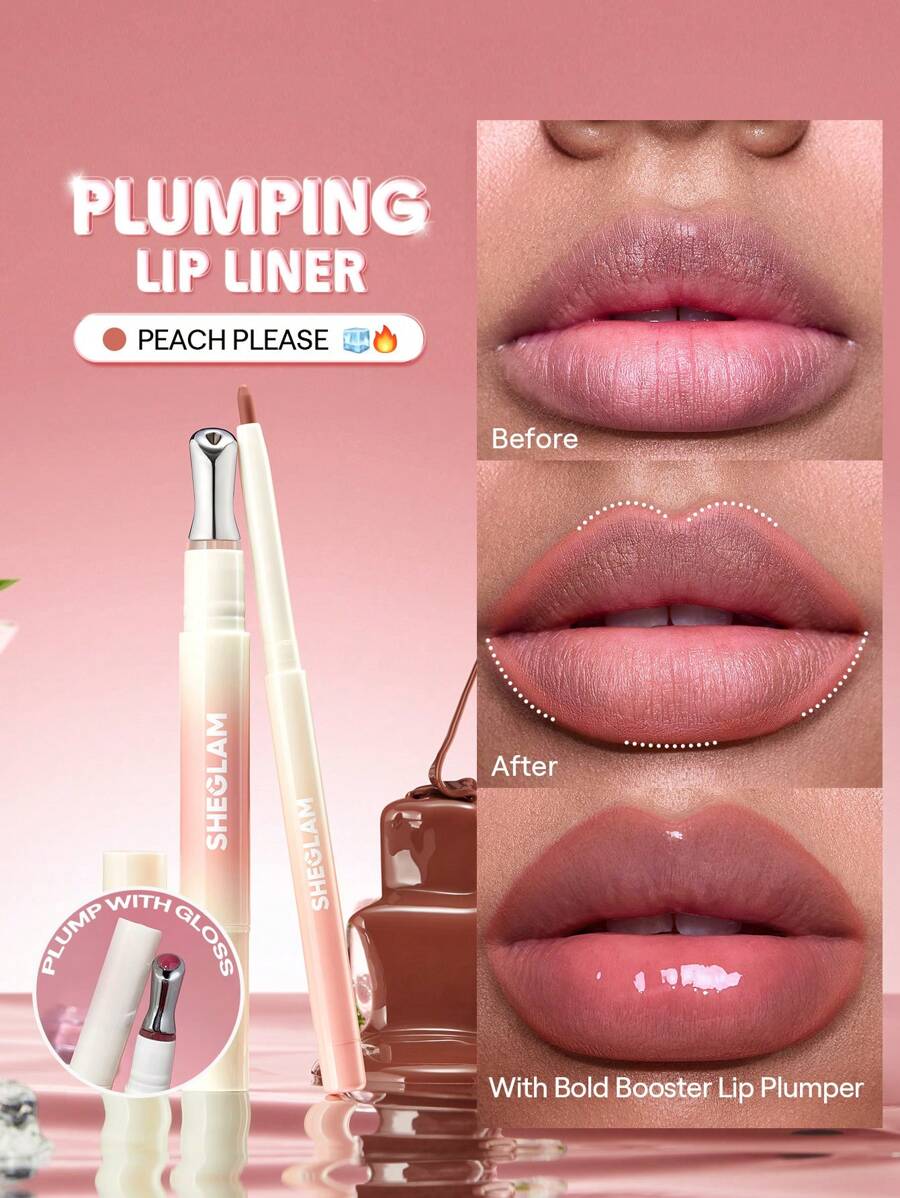 SHEGLAM Plumping Lip Liner with Gloss Effect