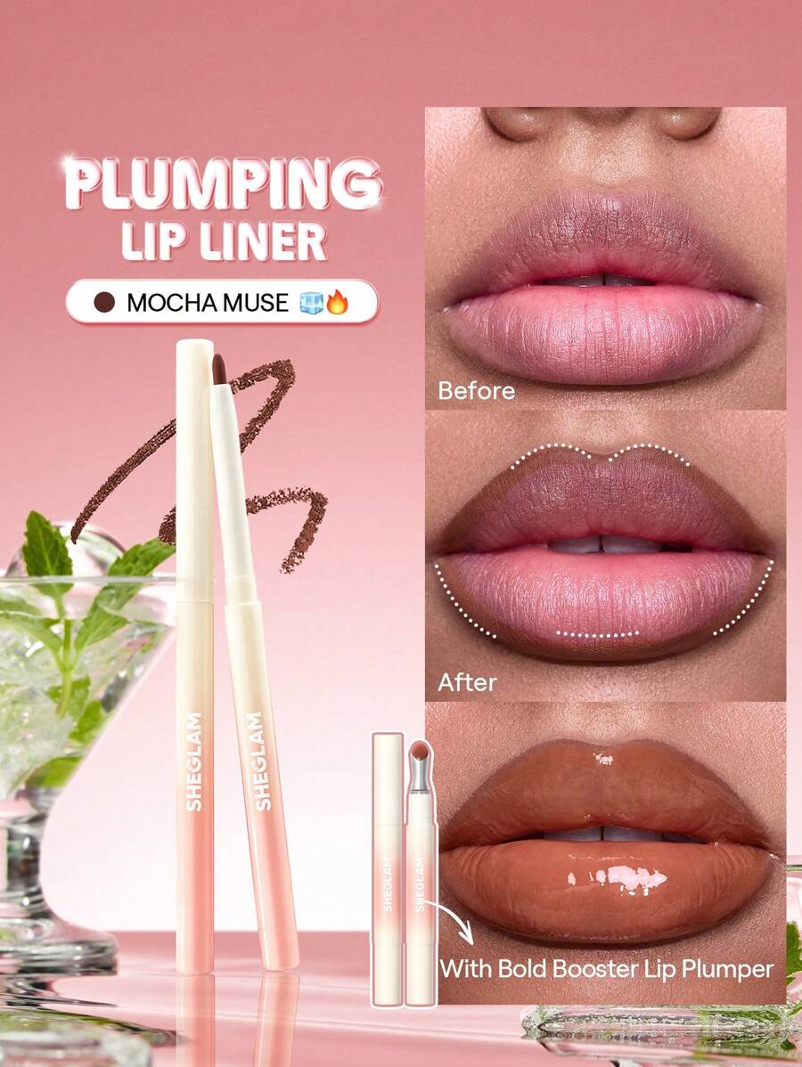 SHEGLAM Plumping Lip Liner with Gloss Effect