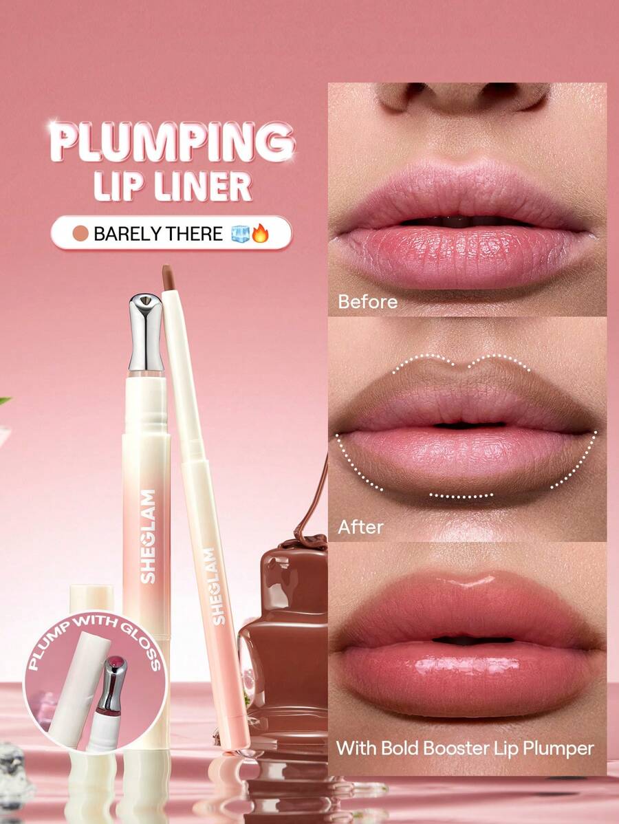 SHEGLAM Plumping Lip Liner with Gloss Effect