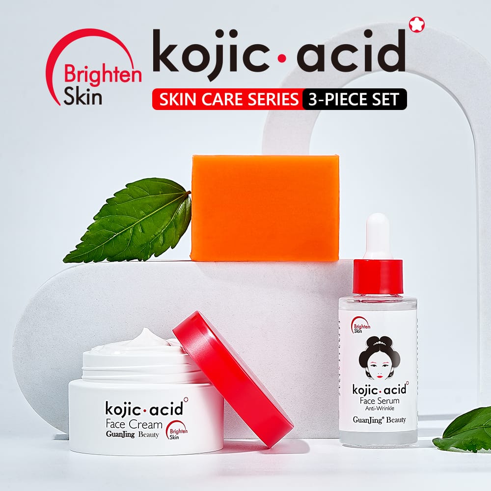 Kojic Acid Brightening Set (3-Piece Routine)