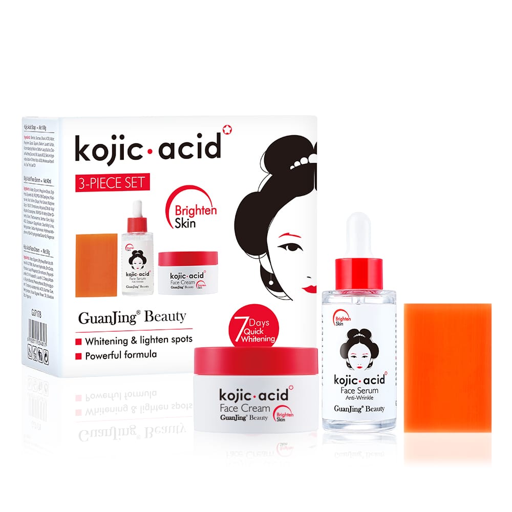Kojic Acid Brightening Set (3-Piece Routine)