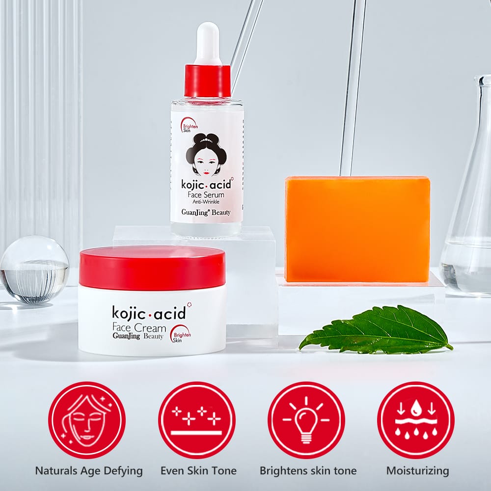 Kojic Acid Brightening Set (3-Piece Routine)