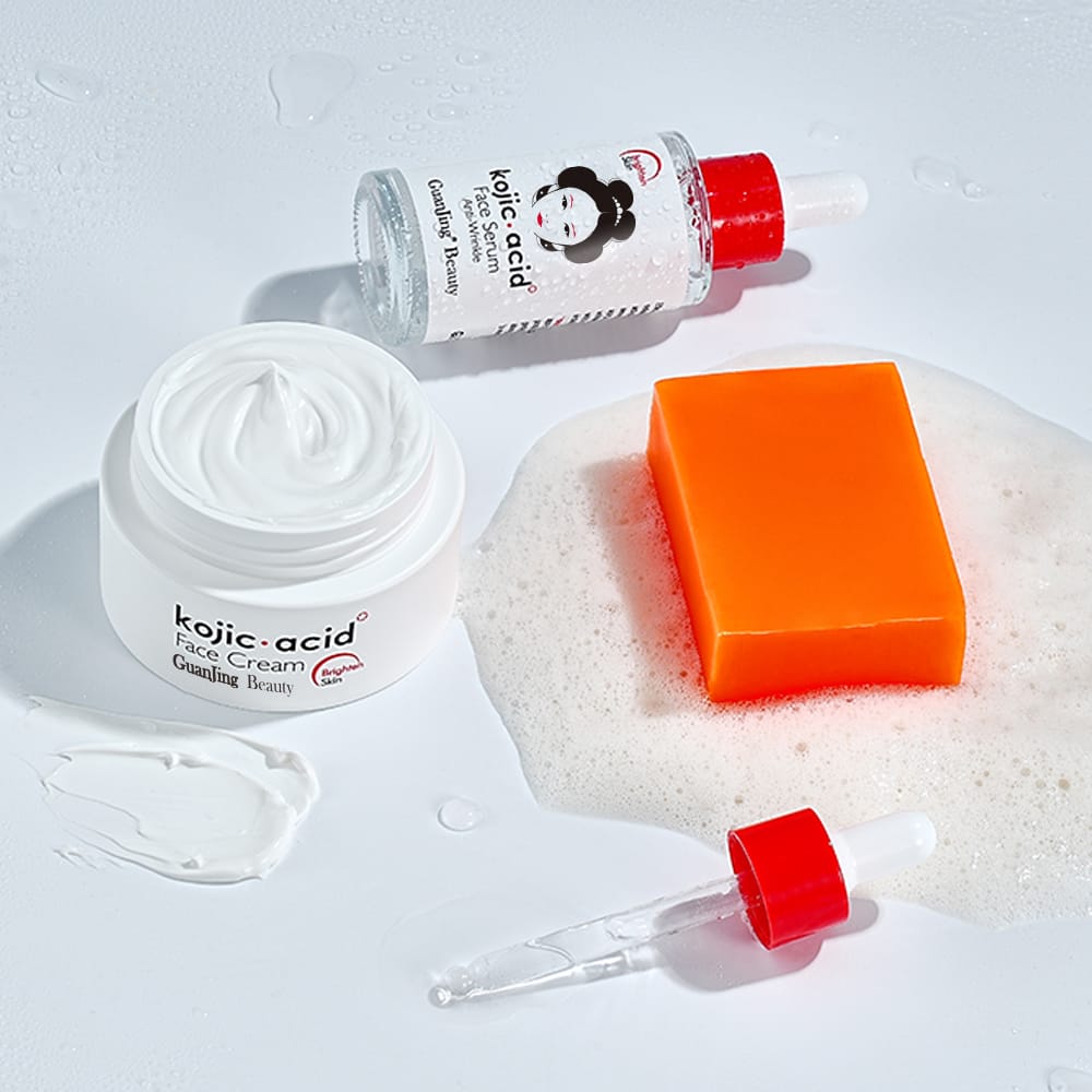 Kojic Acid Brightening Set (3-Piece Routine)