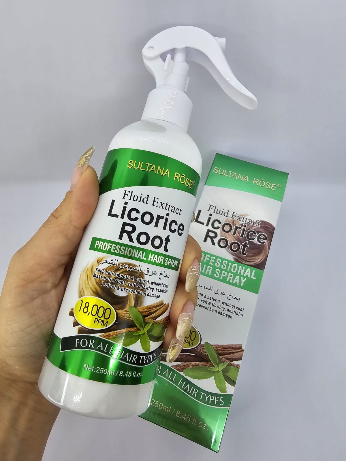 SULTANA ROSE Licorice Root Hair Spray 🌿
