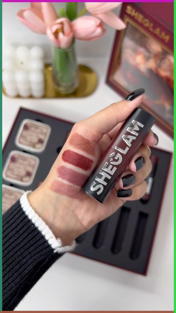 SHEGLAM Dynamatte Boom Long-Lasting Matte Lipstick – Set of 6